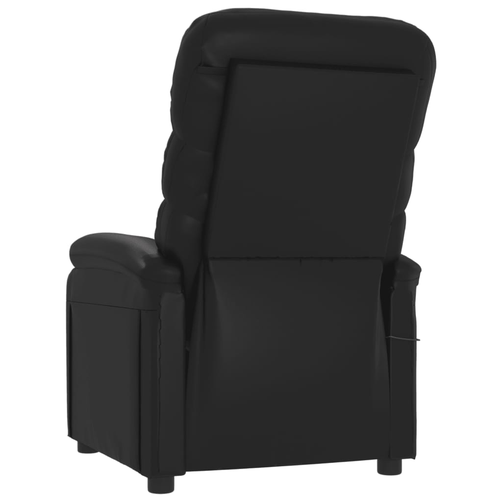 vidaXL Massage Recliner Massaging Recliner Chair for Elderly Faux Leather