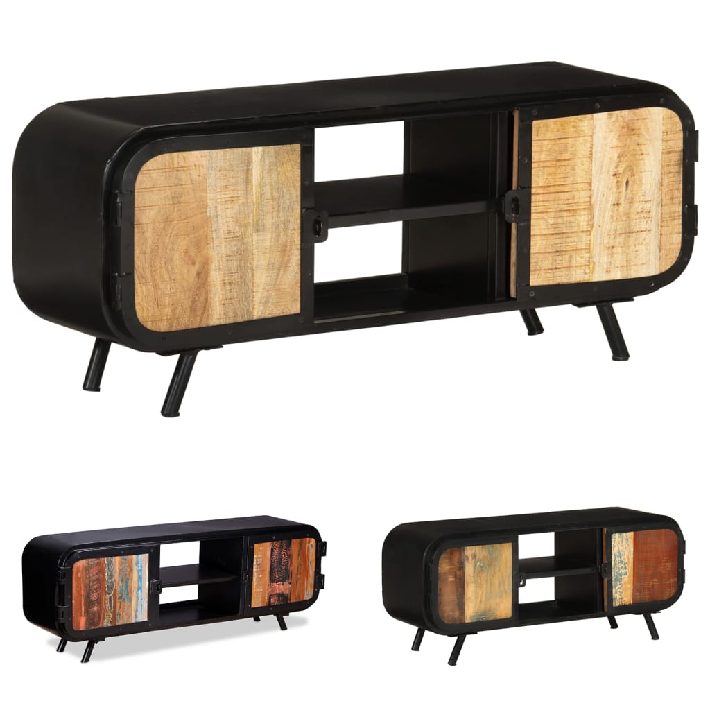 vidaXL TV Stand TV Console Sideboard TV Unit Media Unit Solid Reclaimed Wood